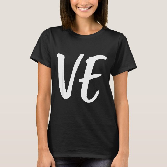 Camiseta Lo Ve Love Matching Couple Husband Wife Valentine' (Frente)