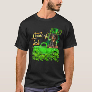 Camiseta Loads Of Luck Truck Dachshund St Patrick's Day