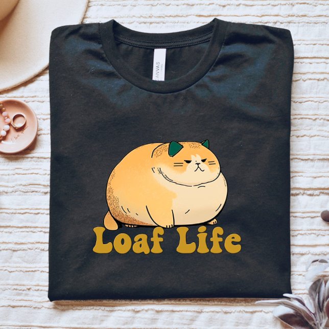 Camiseta Loaf Lift Fat Cat Engraçado (Criador carregado)