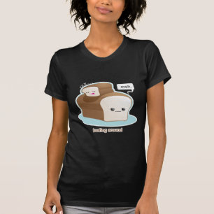 Camiseta Loafing ao redor