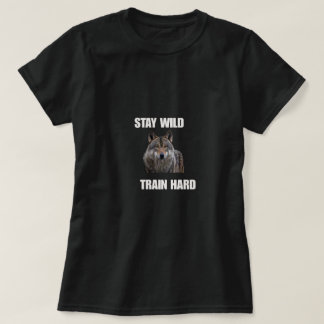 Camiseta Loba Treino Duro Motivação Academia Fitne