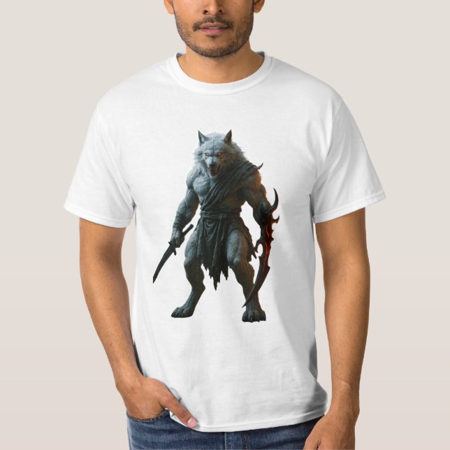Camiseta Lobisomem Ártico (Frente)