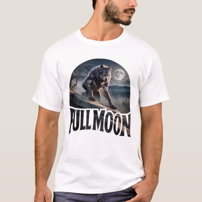 Camiseta Lobisomem da Lua Cheia (Frente)