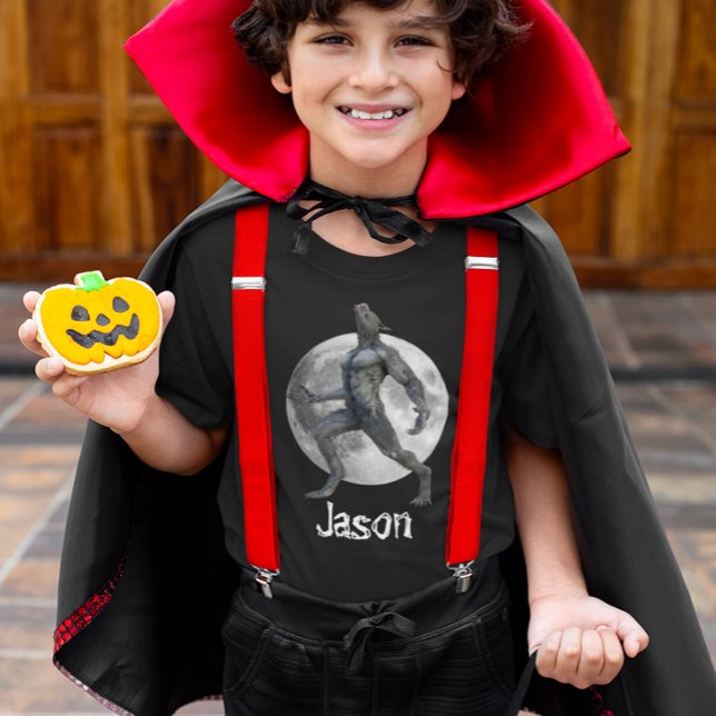 Camiseta Lobisomem Lua Cheia Personalizado (Criador carregado)