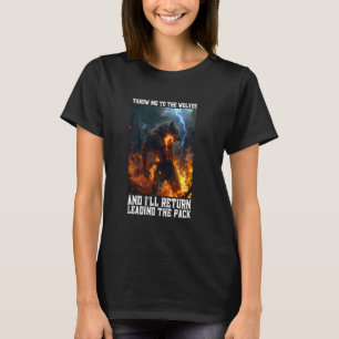 Camiseta Lobisomem Me Atirou Ao Lobo Alfa Da Corda Dos Lobo