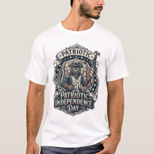 Camiseta Lobisomem Patriota Patriótico Horror Monstro Patri