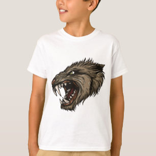 Camiseta Lobisomem zangado
