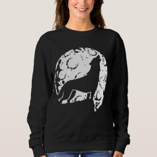 Camiseta Lobo à luz da lua Howling Full Moon Forest Animal