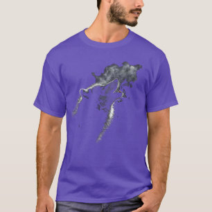Camiseta Lobo Alfa Uivando para a Lua Fantasia Sombria Aman