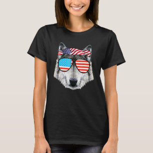 Camiseta Lobo Americano De Óculos Solares Tem O Quarto De J
