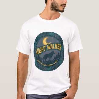 Camiseta Lobo Andarilho Noturno Vintage Wilderness