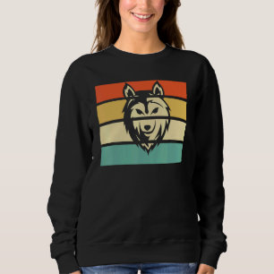 Camiseta Lobo Animal da Floresta Retroativa