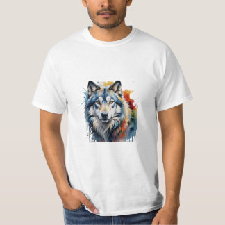 camiseta lobo animal,forte