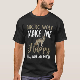 Camiseta Lobo Ártico Me Faz Feliz, Não Tanto