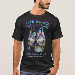 Camiseta Lobo As Cicatrizes Que Não Conseguem Ver São As Ma