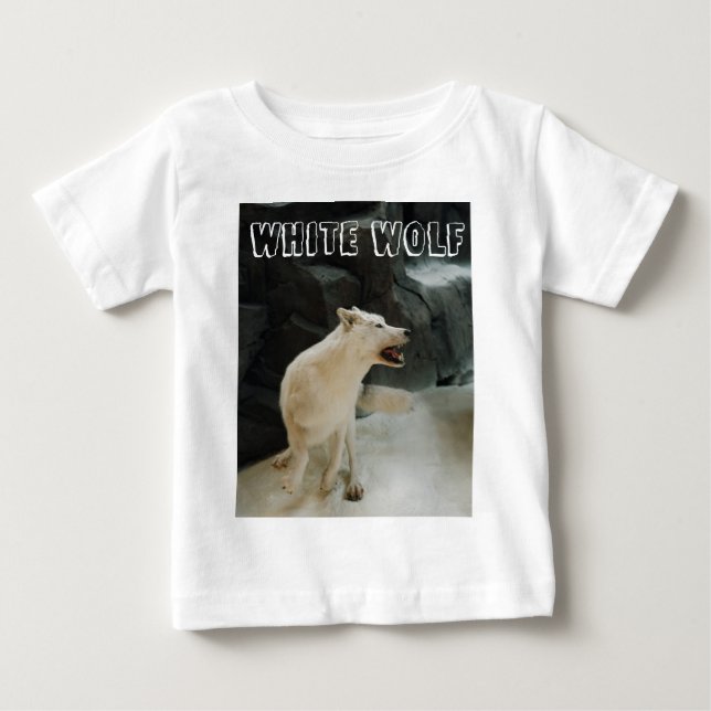 Camiseta Lobo Branco (Frente)