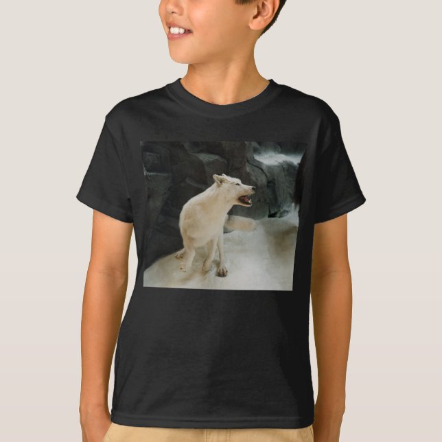 Camiseta Lobo Branco (Frente)