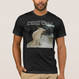 Camiseta Lobo Branco