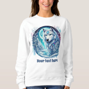Camiseta Lobo-cavo amante lobo-de-inverno personalizável