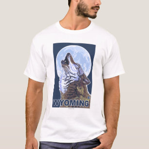 Camiseta Lobo cinzento HowlingWyoming