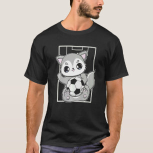 Camiseta Lobo Com Futebol De Futebol