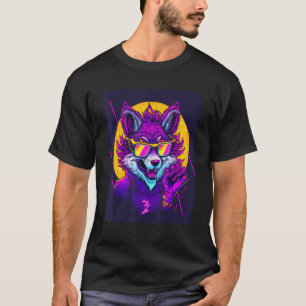 Camiseta Lobo com óculos de sol