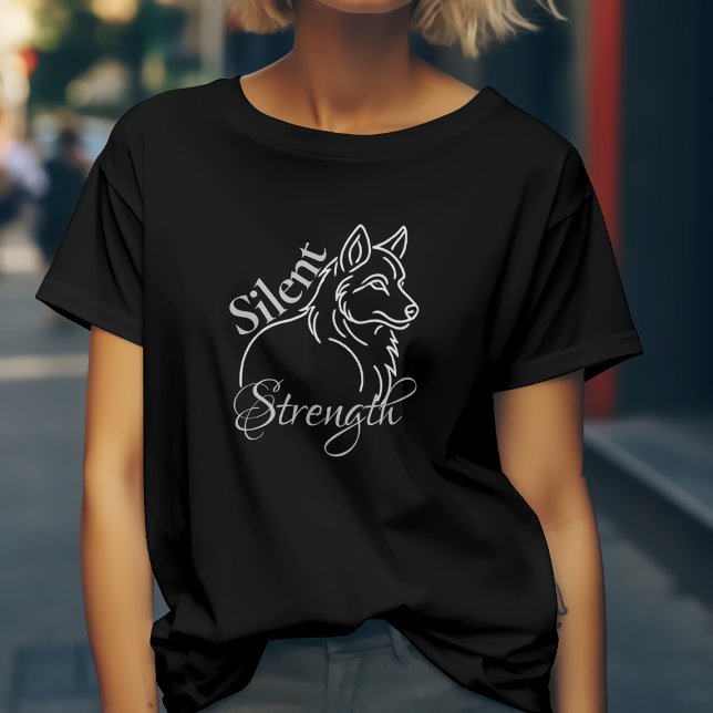 Camiseta Lobo da Força Silenciosa (Criador carregado)
