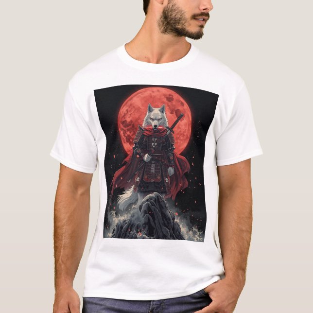 Camiseta Lobo da Lua Carmesim Ronin (Frente)