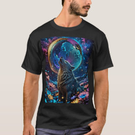 Camiseta Lobo das cores metálicas