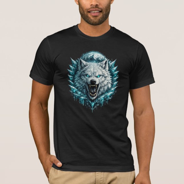 Camiseta Lobo de Gelo Ártico (Frente)