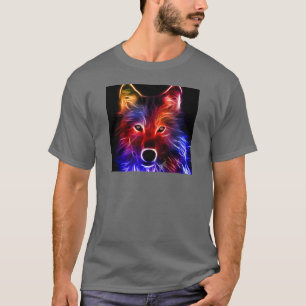 CAMISETA LOBO DE NÉON