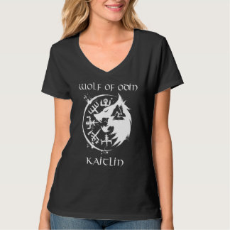 Camiseta Lobo De Odin Kaitlin Personalizado