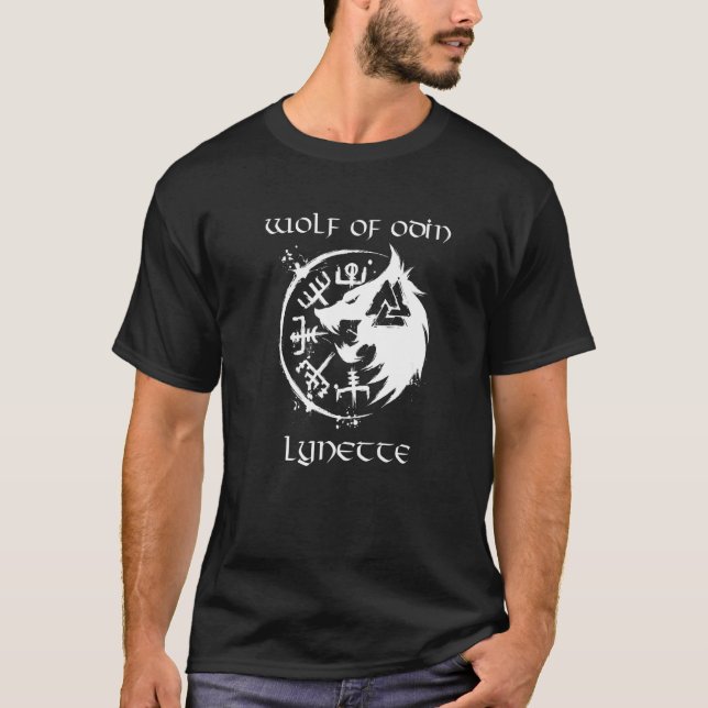 Camiseta Lobo De Odin Lynette Personalizado (Frente)