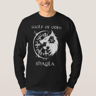 Camiseta Lobo De Odin Shayla Personalizado