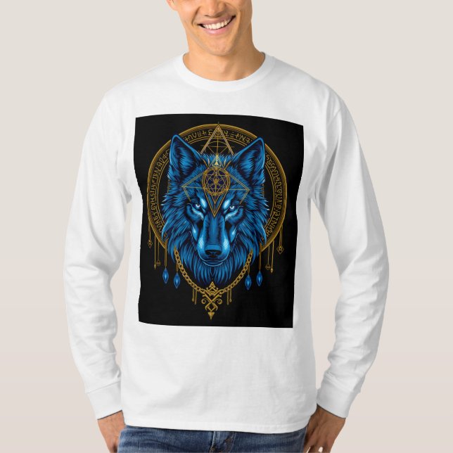 Camiseta Lobo dourado (Frente)