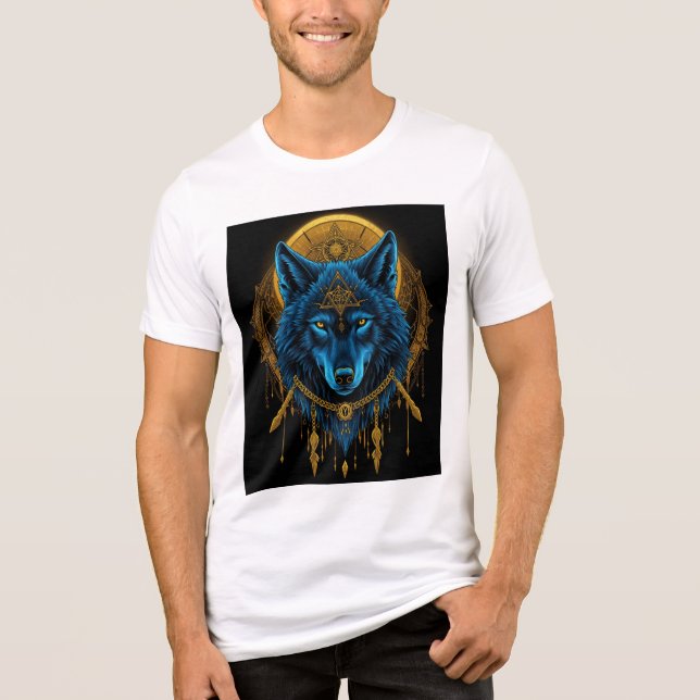 Camiseta Lobo dourado (Frente)