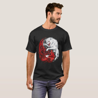 Camiseta Lobo e dragão