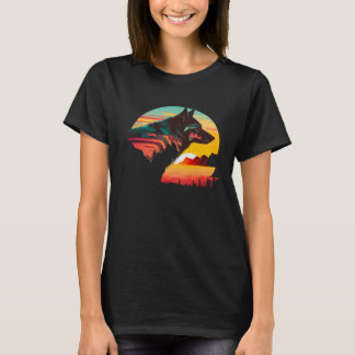 Camiseta Lobo e Lobos Homens Mulheres Crianças 25