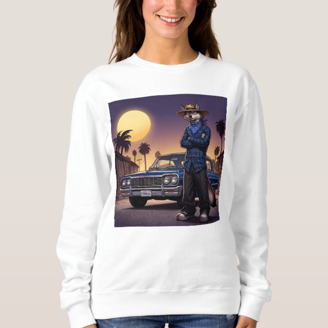 Camiseta Lobo E Lowrider (Frente)