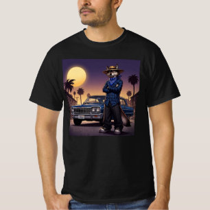 Camiseta Lobo E Lowrider