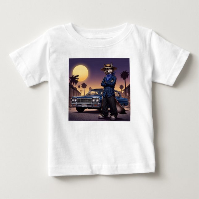 Camiseta Lobo E Lowrider (Frente)