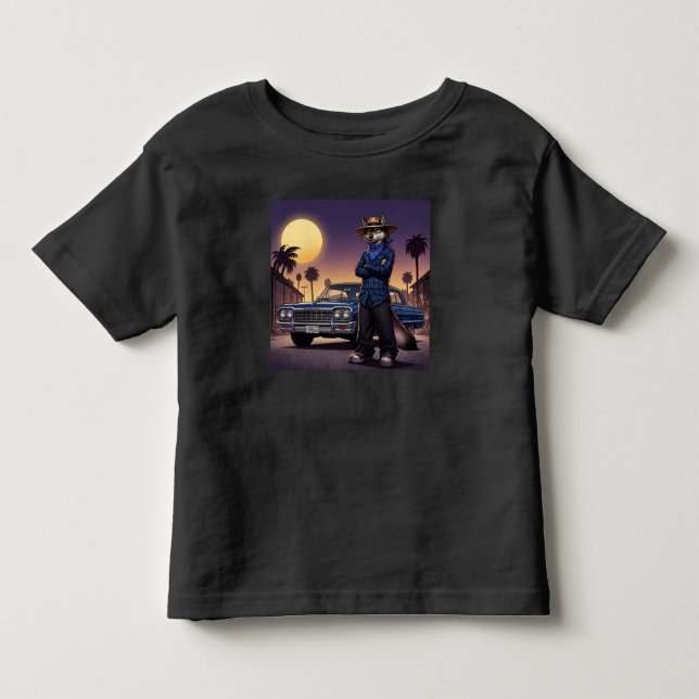 Camiseta Lobo E Lowrider (Frente)