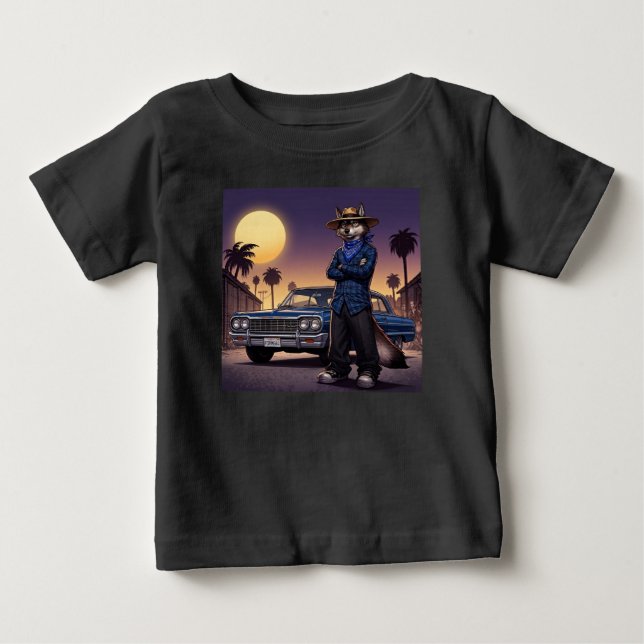 Camiseta Lobo E Lowrider (Frente)