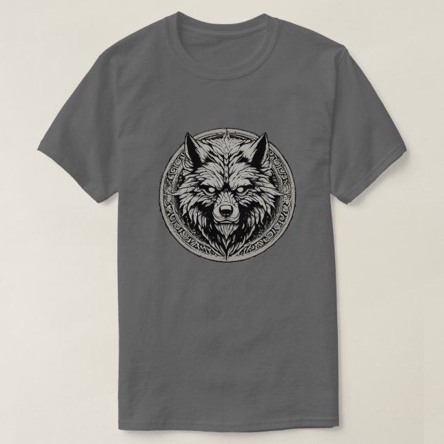 Camiseta Lobo, Grande Mau (Frente do Design)