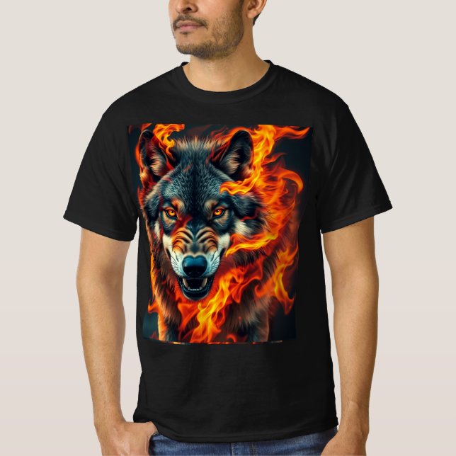 Camiseta Lobo guerreiro (Frente)
