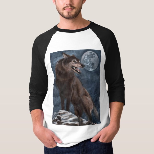 Camiseta Lobo Hoodies (Frente)