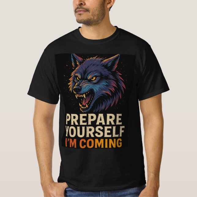 Camiseta Lobo Irritado (Frente)