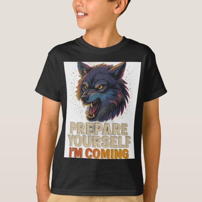Camiseta Lobo Irritado (Frente)