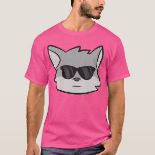Camiseta Lobo legal com óculos escuros Lobos amados