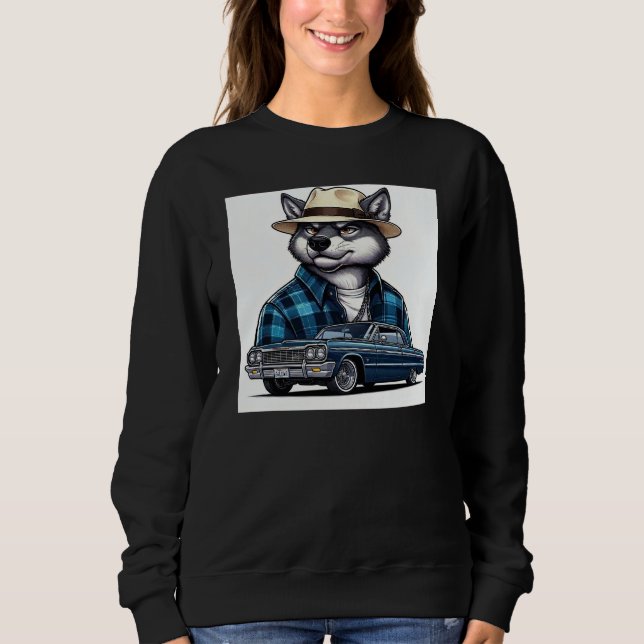 Camiseta Lobo Lowrider (Frente)